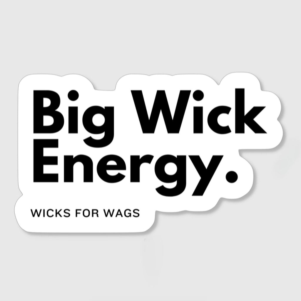 Big Wick Enegry Sticker wicksforwags