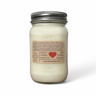 Wild Palm + Pineapple | Large Mason Jar