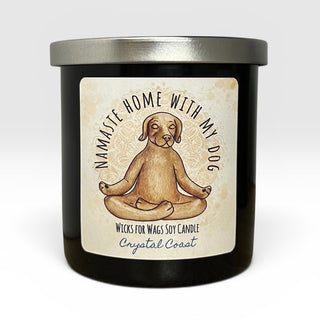 "Namaste Home With My Dog" Candle