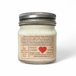 Apricot + Tomato Leaf | 8 oz Mason Jar