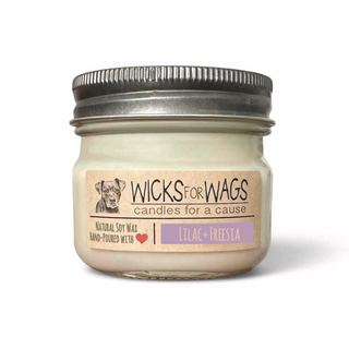 Lilac + Freesia | 4.5 oz Mason Jar