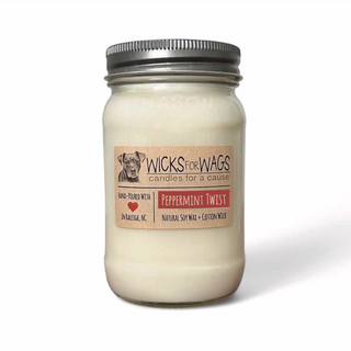 Peppermint Stick | Large Mason Jar