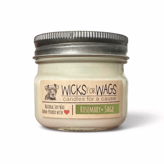 Rosemary + Sage | 4.5 oz Mason Jar