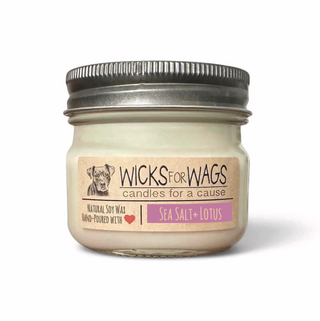 Sea Salt + Lotus | 8oz Mason Jar