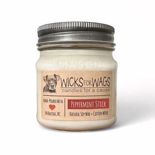 Peppermint Stick | 8oz Mason Jar
